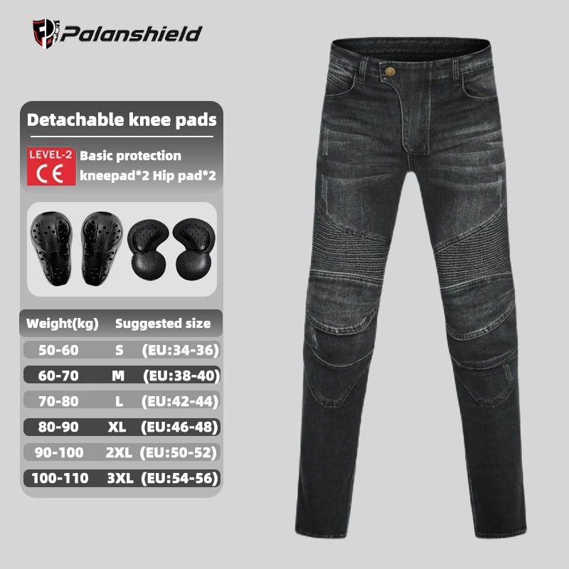 Pantalons de Moto hommes Moto jean équipement de protection équitation Touring Pantalon de Moto Pantalon de Motocross Pantalon pour toutes les saisons Boutique Mélange Parfait