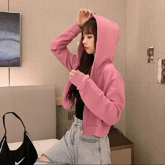 Sweat à Capuche PVD pour Homme et Femme, Couleur Unie, Rouge, Noir, Gris, Rose, Polaire, Hip Hop, Décontracté, de Marque, à la Mode, Automne et Hiver Boutique Mélange Parfait